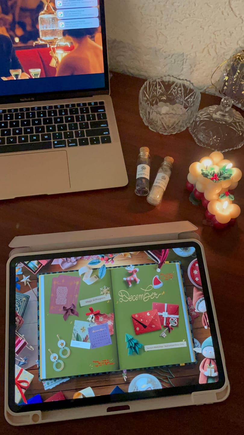 Customer photo review of Digital Bullet Journal - Midnight Compass