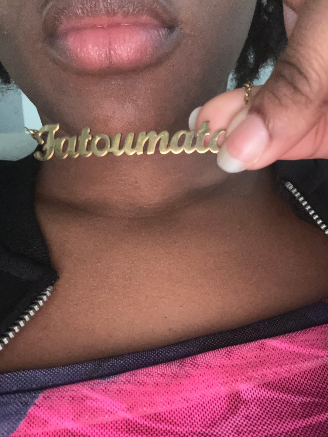 Customer photo review of Collier Personnalisé - MyLittleNecklace