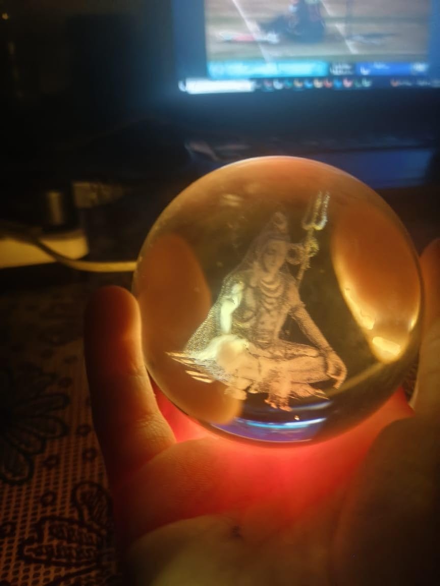 Customer photo review of Divine Crystal Lamps