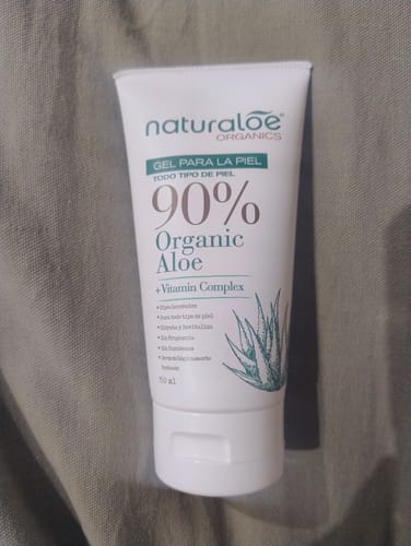 Customer photo review of Gel Puro de Aloe Vera Orgánico & Vitamin Complex® 150ml