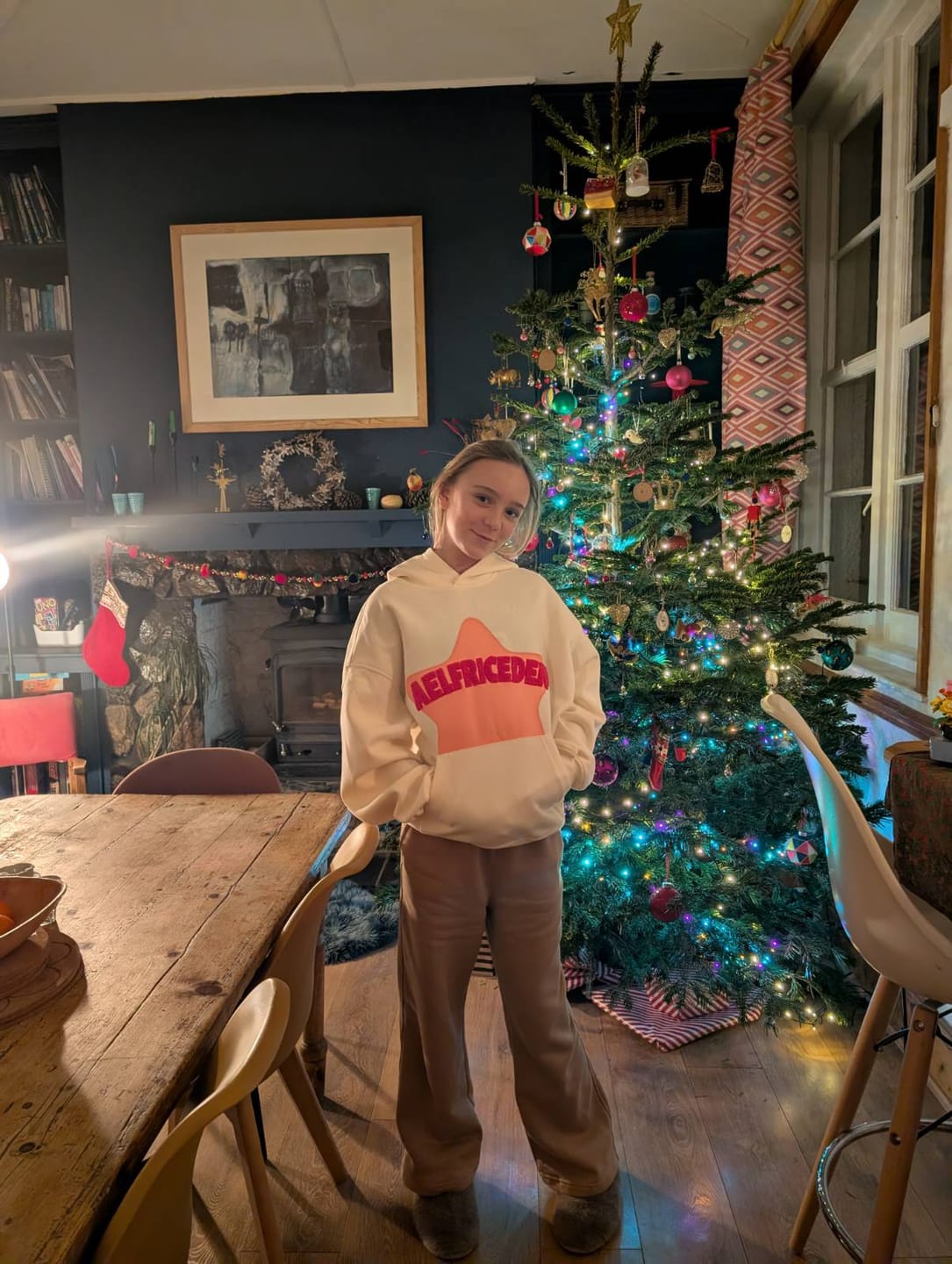 Customer photo review of Aelfric Eden Vintage Embroidery Eden Star V303 Hoodie
