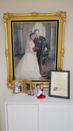 Customer photo review of Christmas Gifts For Husband And Wife - Personalized Acrylic Ornament