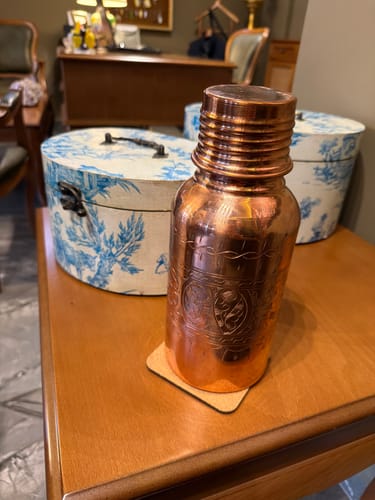 Customer photo review of İşlemeli Saf Bakır Matara (1,6 L)