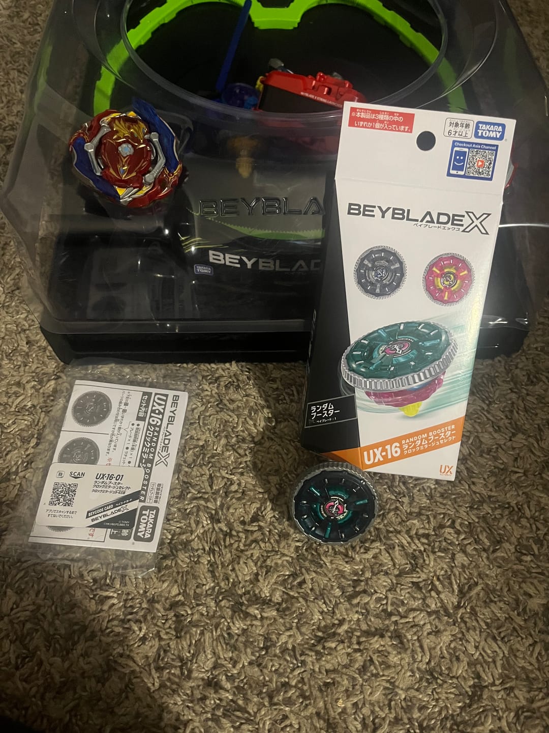 Customer photo review of Takara Tomy Beyblade X UX-16 ClockMirage (Guranteed)