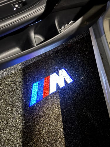 Customer photo review of BMW F SERIES DOOR LIGHTS