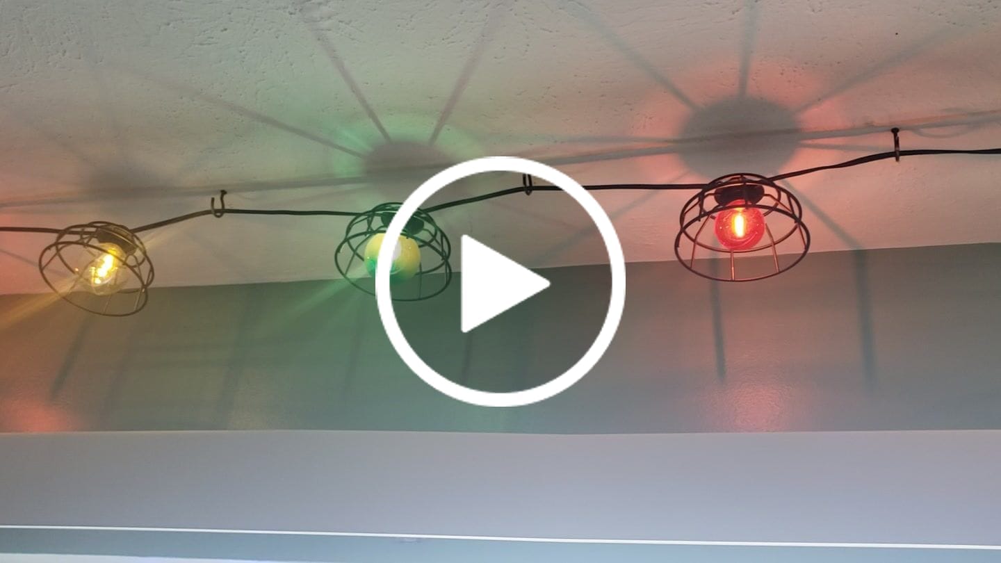Customer video review of 10-Pack Warm White .7-Watt LED G50 Globe Light Bulb, Shatterproof, E12 Candelabra Base
