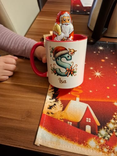 Customer photo review of Tasse Personalisiert - Weihnachtstasse 5