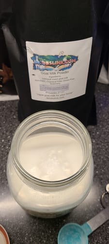 Customer photo review of Organic Goat Milk Powder