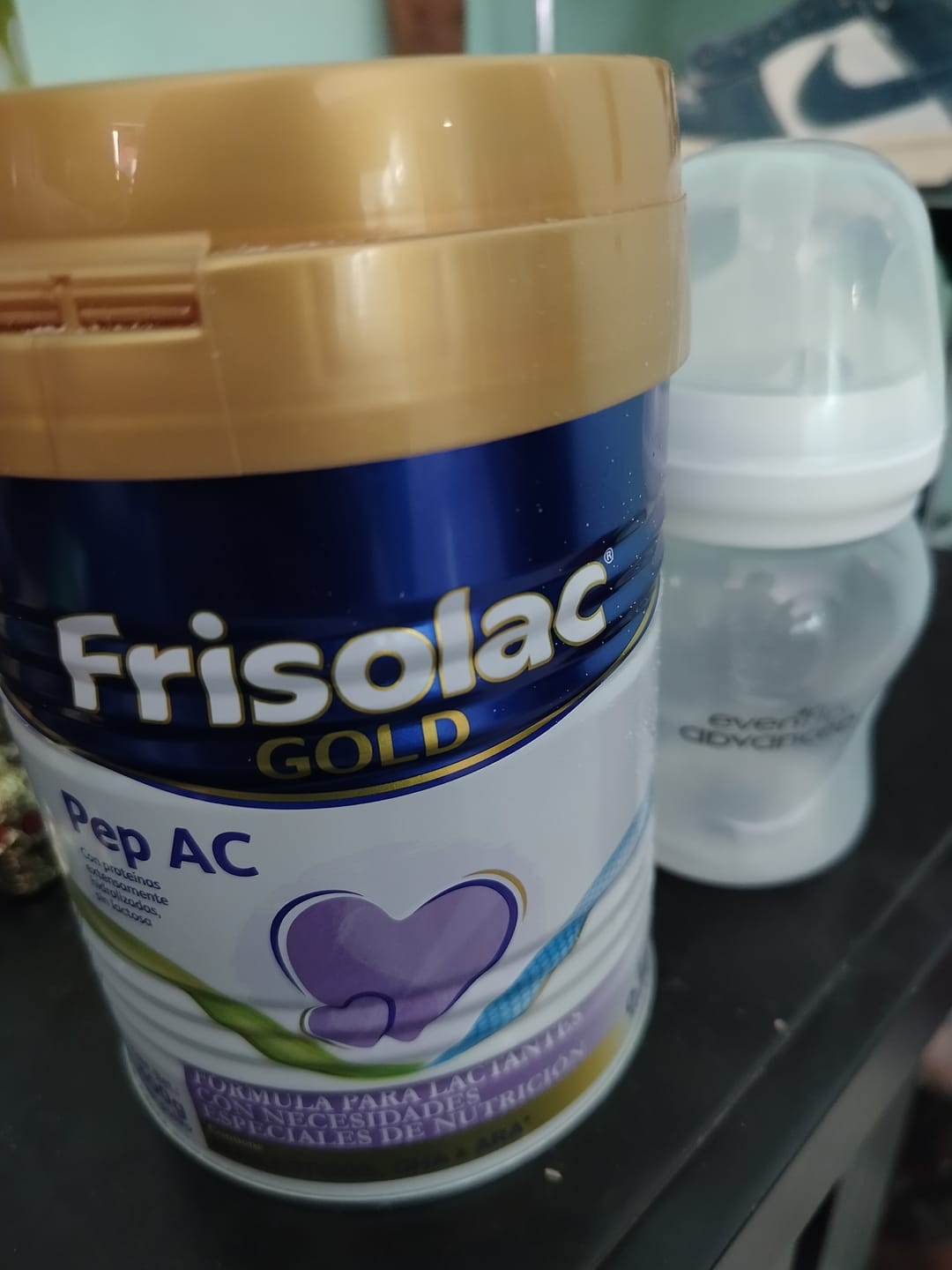 Customer photo review of Frisolac Gold Pep A C (0 A 12 Meses) Pack Con 800 Gr