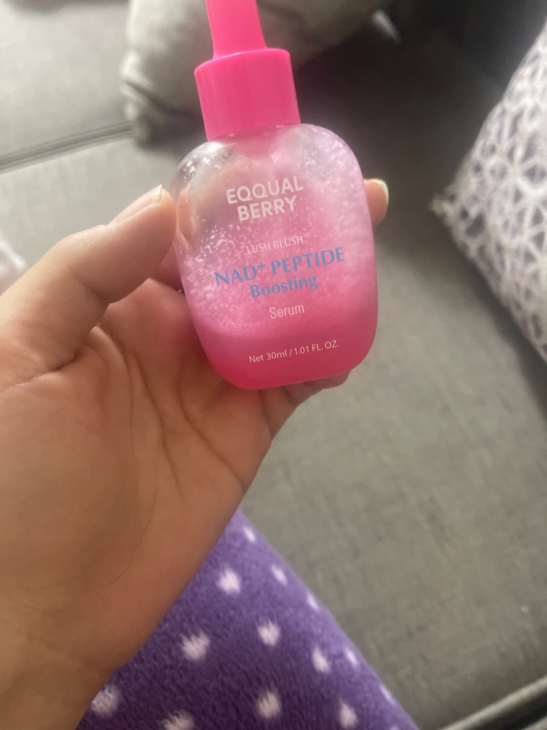Customer photo review of سيروم الببتيدات لشد ونضارة البشرة من ايكوال بيري - 50مل