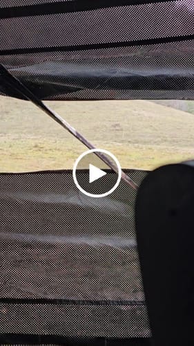 Customer photo review of VisMax See Through Blind | 270° Pop Up 3-4 Man Deer Blind | Portable Ground Blind Hunting for Sale with Hunters Comfort Design