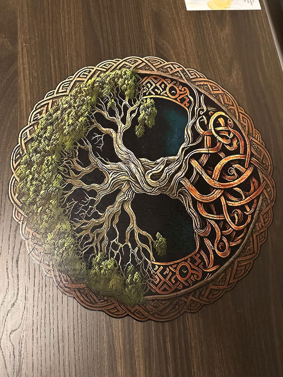 Customer photo review of Celtic Ağacı - Ahşap Puzzle