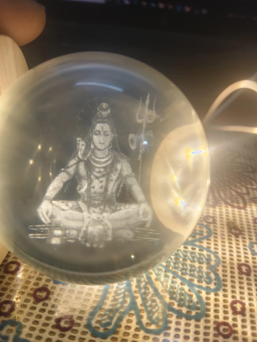 Customer photo review of Divine Crystal Lamps