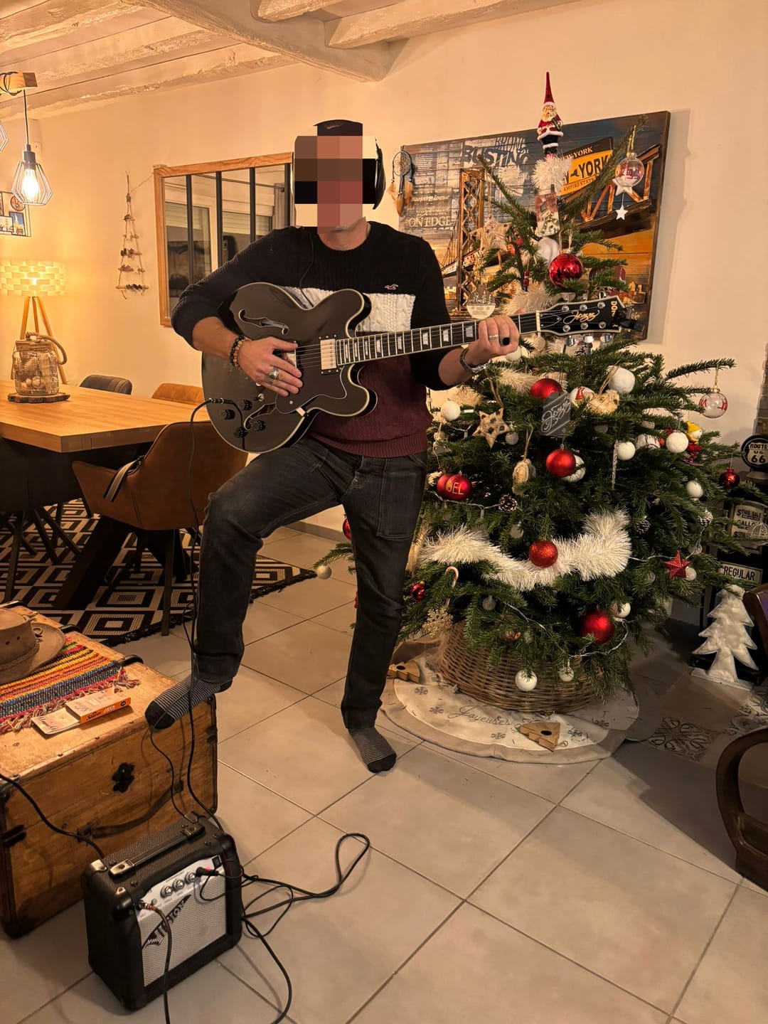 Customer photo review of Donner DJP-1000 Guitare Jazz Demi-Caisse