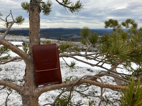 Customer photo review of Slimmad plånbok i äkta läder