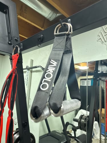 Customer photo review of Knurled Handles Pair with Bearings