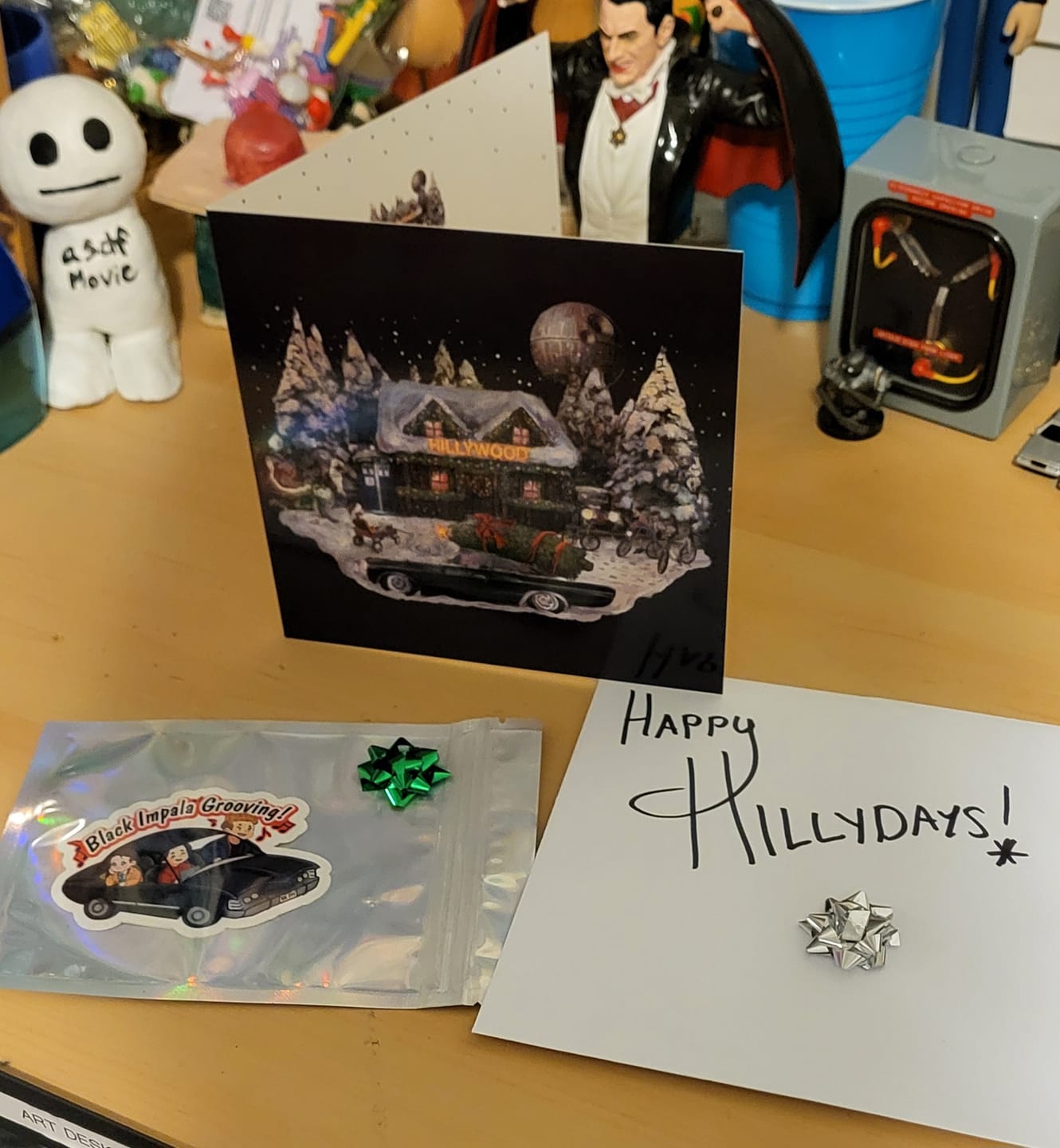 Customer photo review of Home for the Hillydays Greeting Card