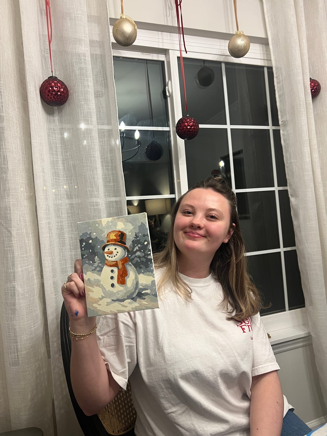 Customer photo review of 6 Mini Paintings - Vintage Christmas Set