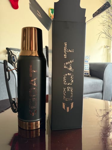 Customer photo review of Messi x Stanley 1913 High Presicion Flow Mate System GOAT Black | 1.2L