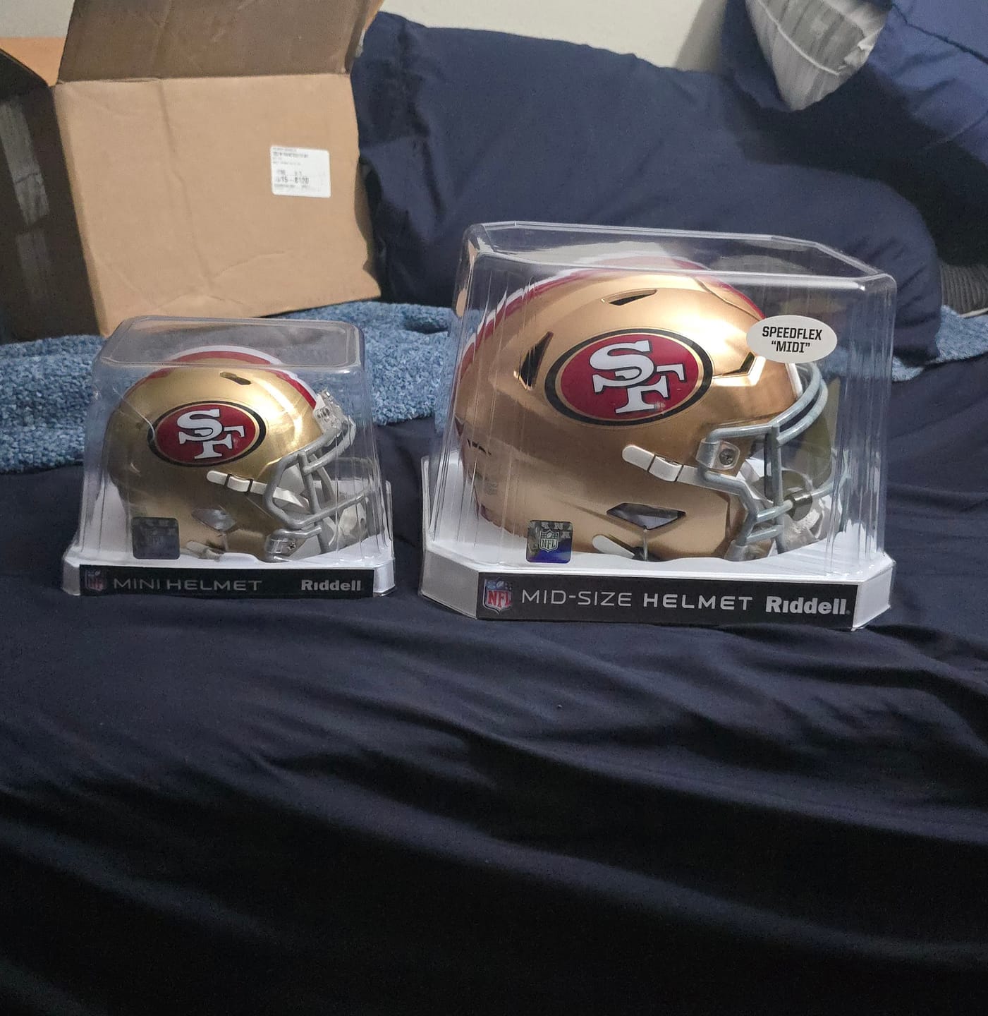 Customer photo review of San Francisco 49ers Riddell SpeedFlex Mid-Size MIDI Helmet
