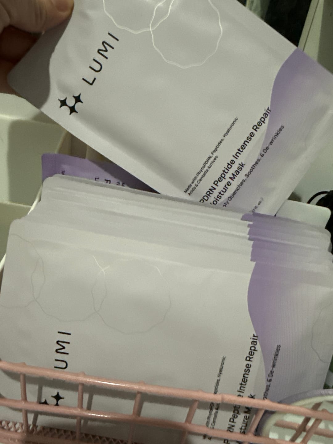 Customer photo review of PDRN Peptide Intense Repair Moisture Mask