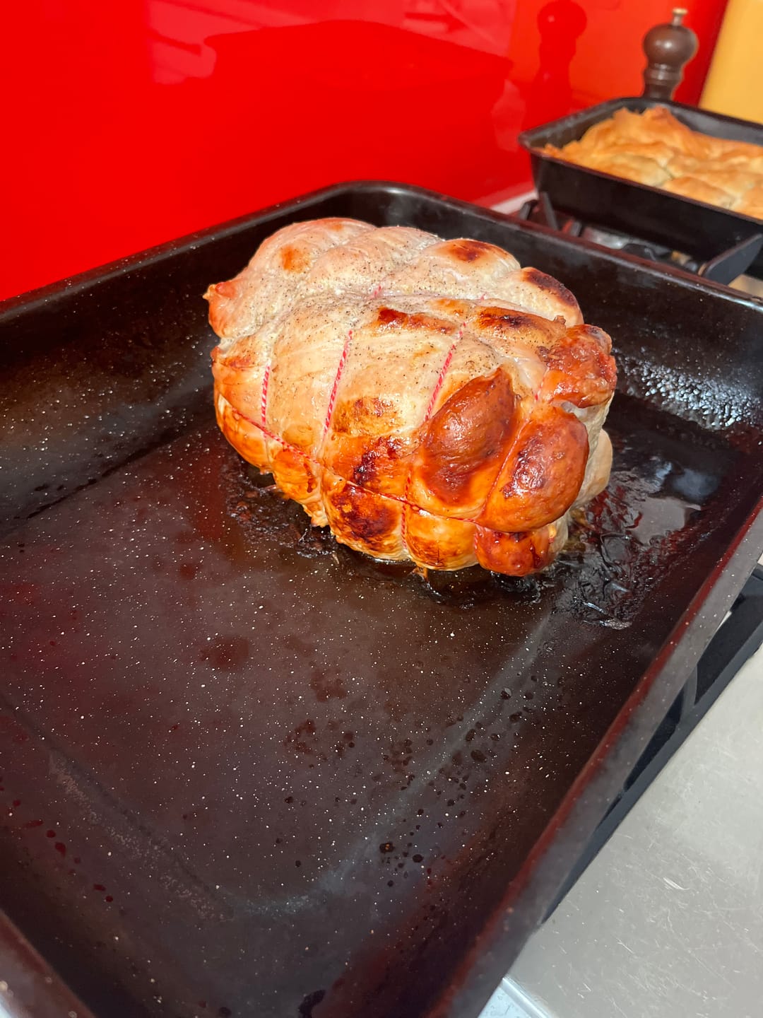 Customer photo review of Turkey Breast Fillet with Stuffing - Apricot and Golden Macadamia Nut