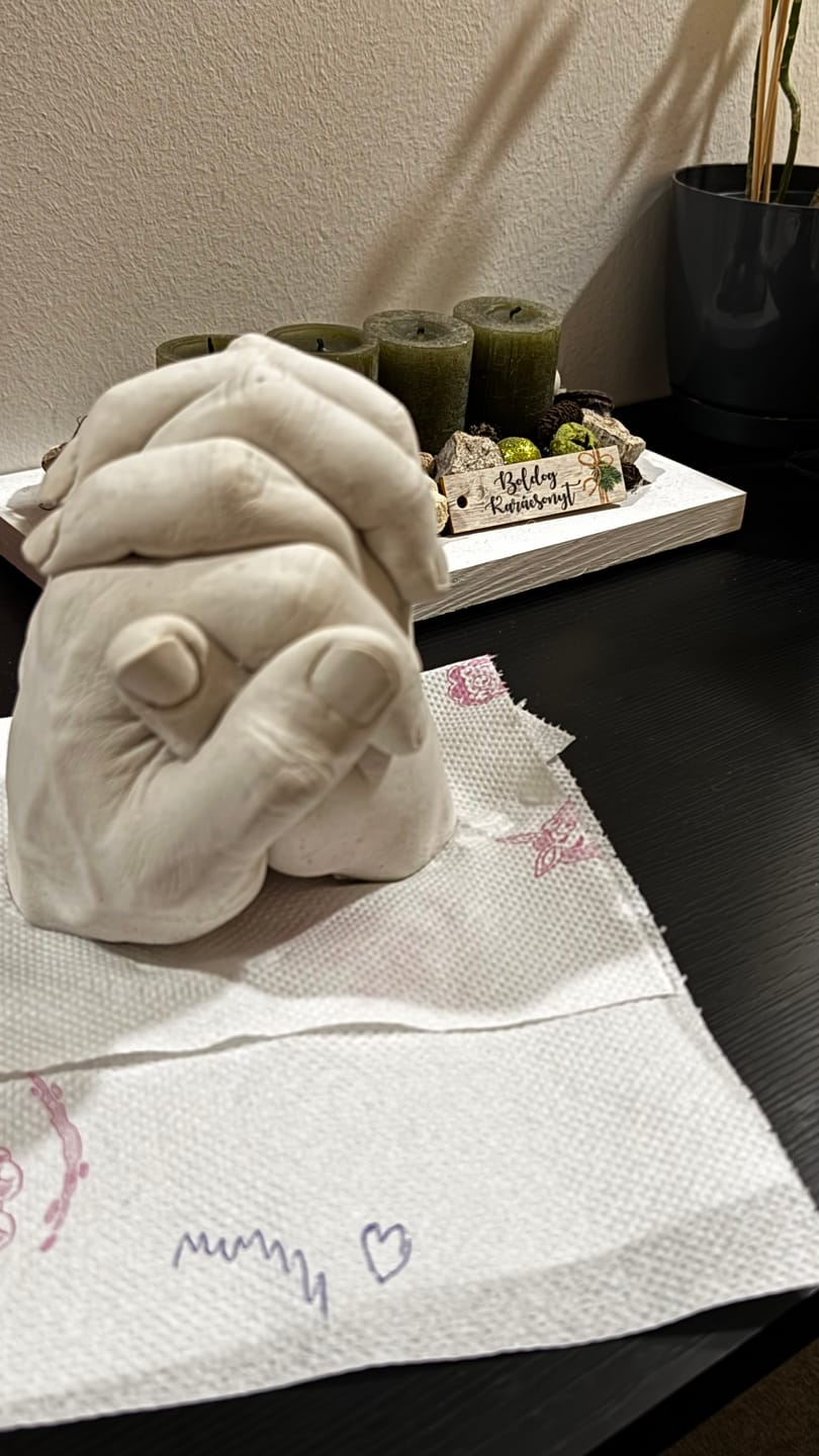 Customer photo review of Kézszobor Készítő Szett | Páros