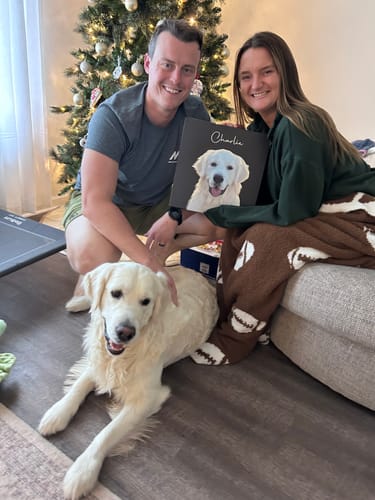 Customer photo review of Pet Art Canvas Wrap