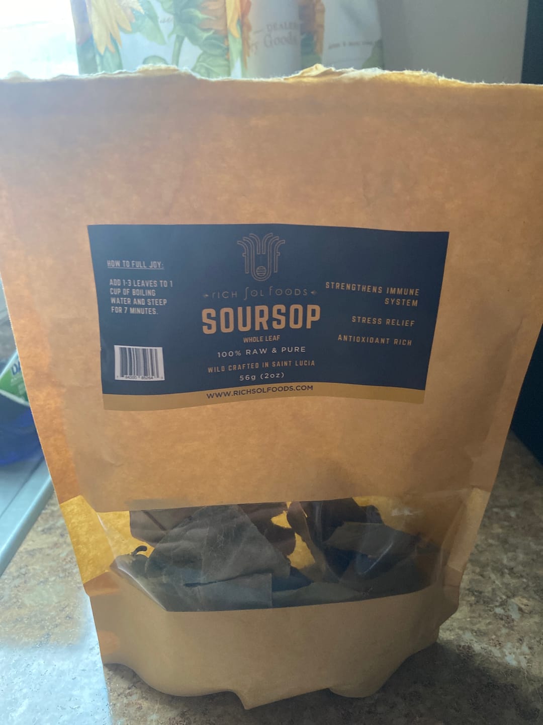 Customer photo review of Soursop Leaf