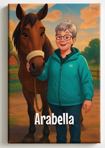 Customer photo review of Dein Haustier als Cartoon - Individuelle Leinwand