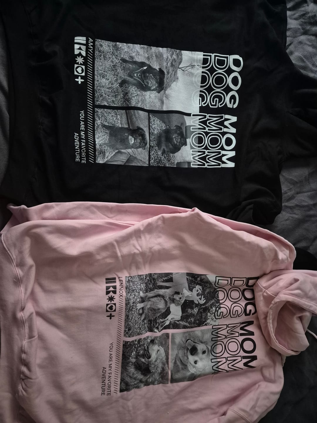 Customer photo review of Dog Mom - Individueller Hoodie