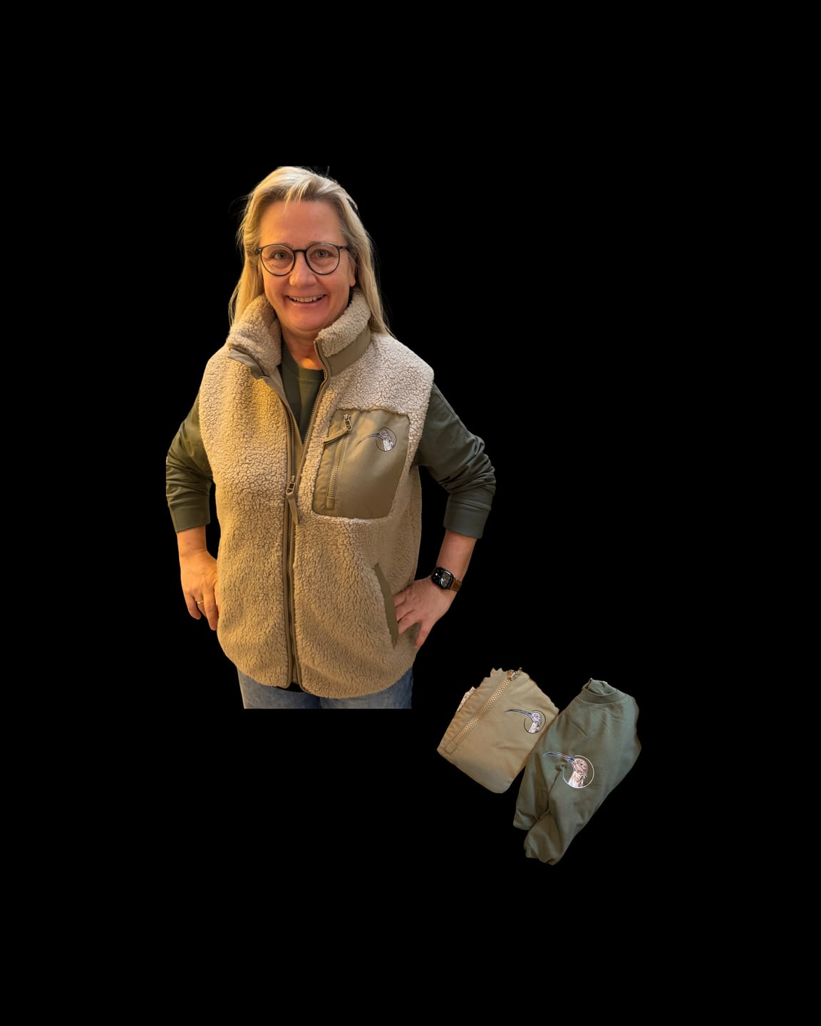 Customer photo review of Brachvogel Sherpa Unisex Weste