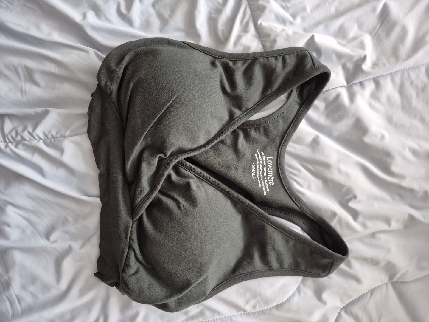 Customer photo review of Lovemère Seamless Nursing Bra