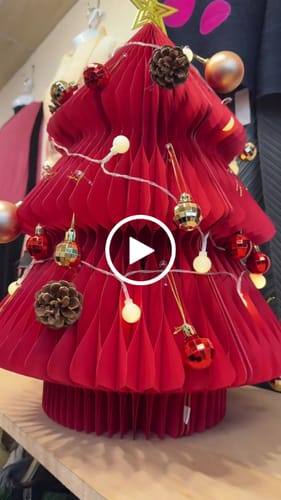 Customer video review of 雙子聖誕樹『附贈配件』｜十八紙