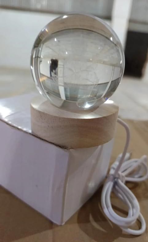 Customer photo review of Divine Crystal Lamps