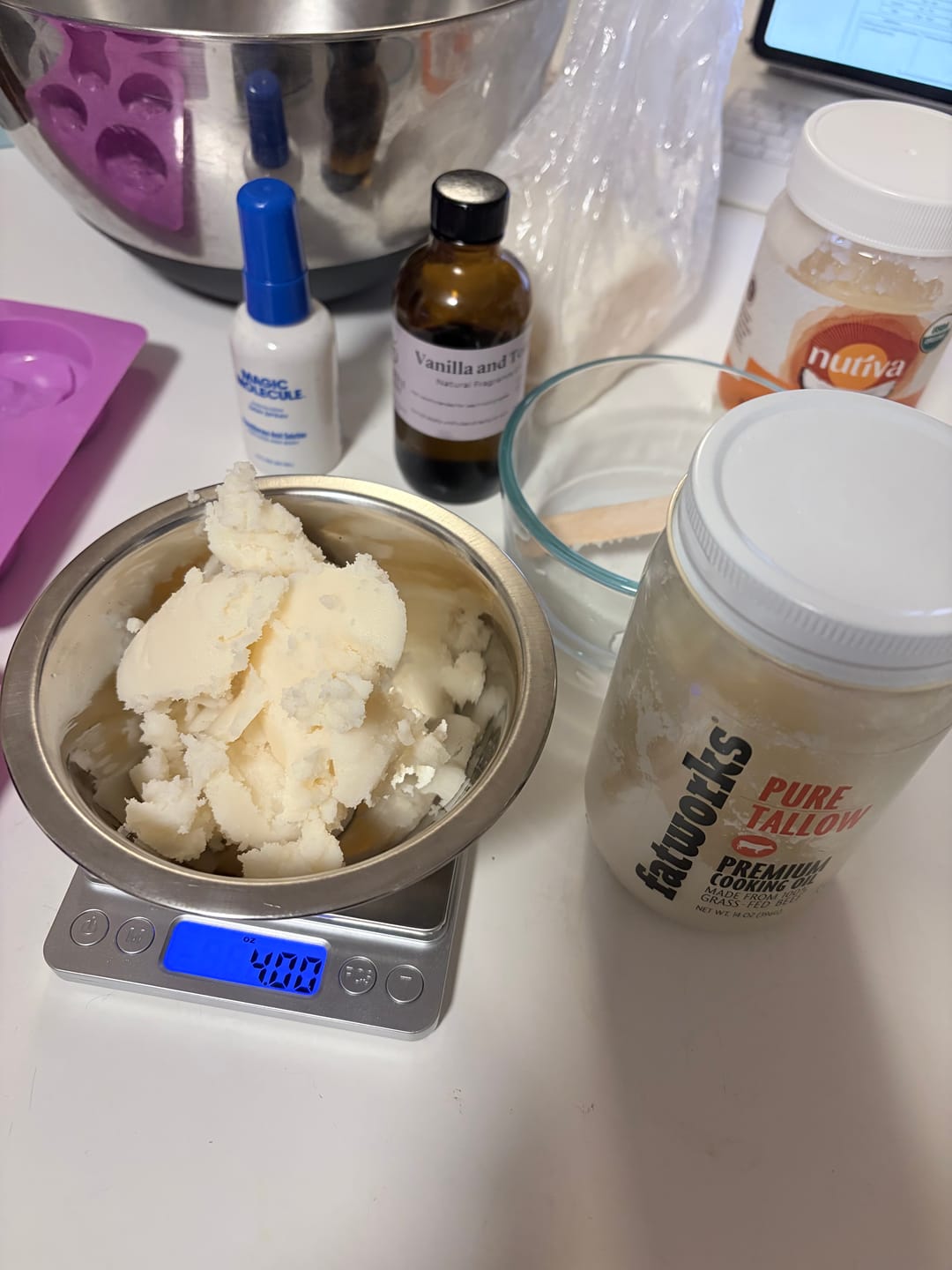 Customer photo review of Grass Fed Beef Tallow (14 oz)