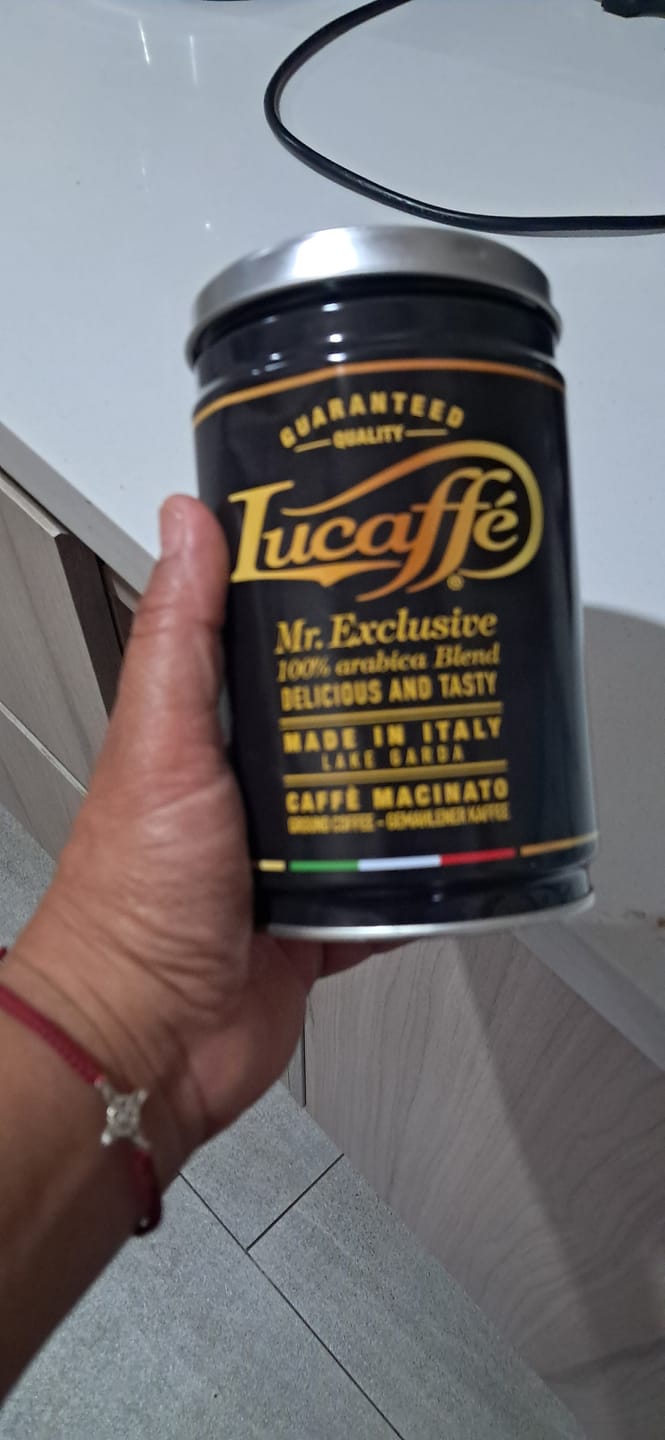 Customer photo review of Lata Lucaffe Classic y Mr. Exclusive 250 grs Grano Molido