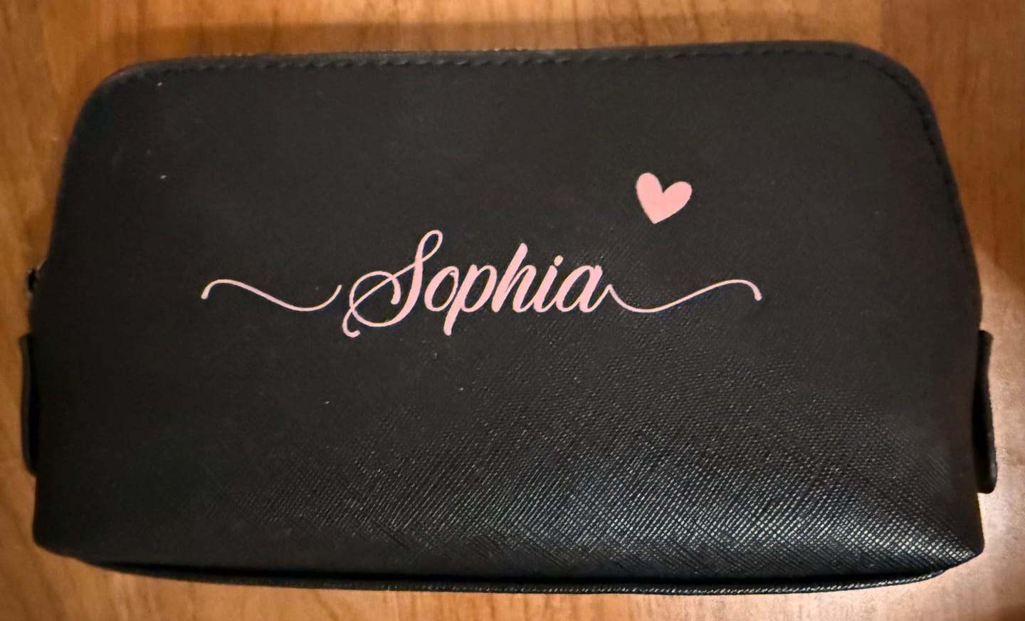 Customer photo review of Schönheit - Personalisierte Kosmetiktasche aus PU Leder für dich und deine Liebsten