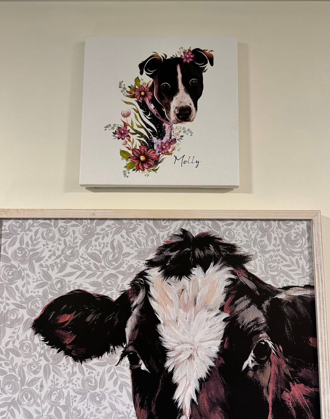 Customer photo review of Flowerpup Custom Pet Portrait (Humans too!)