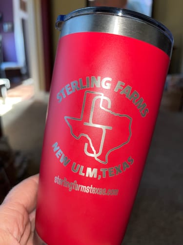 Customer photo review of (6 Pieces) Laser Engraved Tumbler | 20 oz