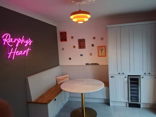 Customer photo review of Custom Neon: Rarphy's Heart