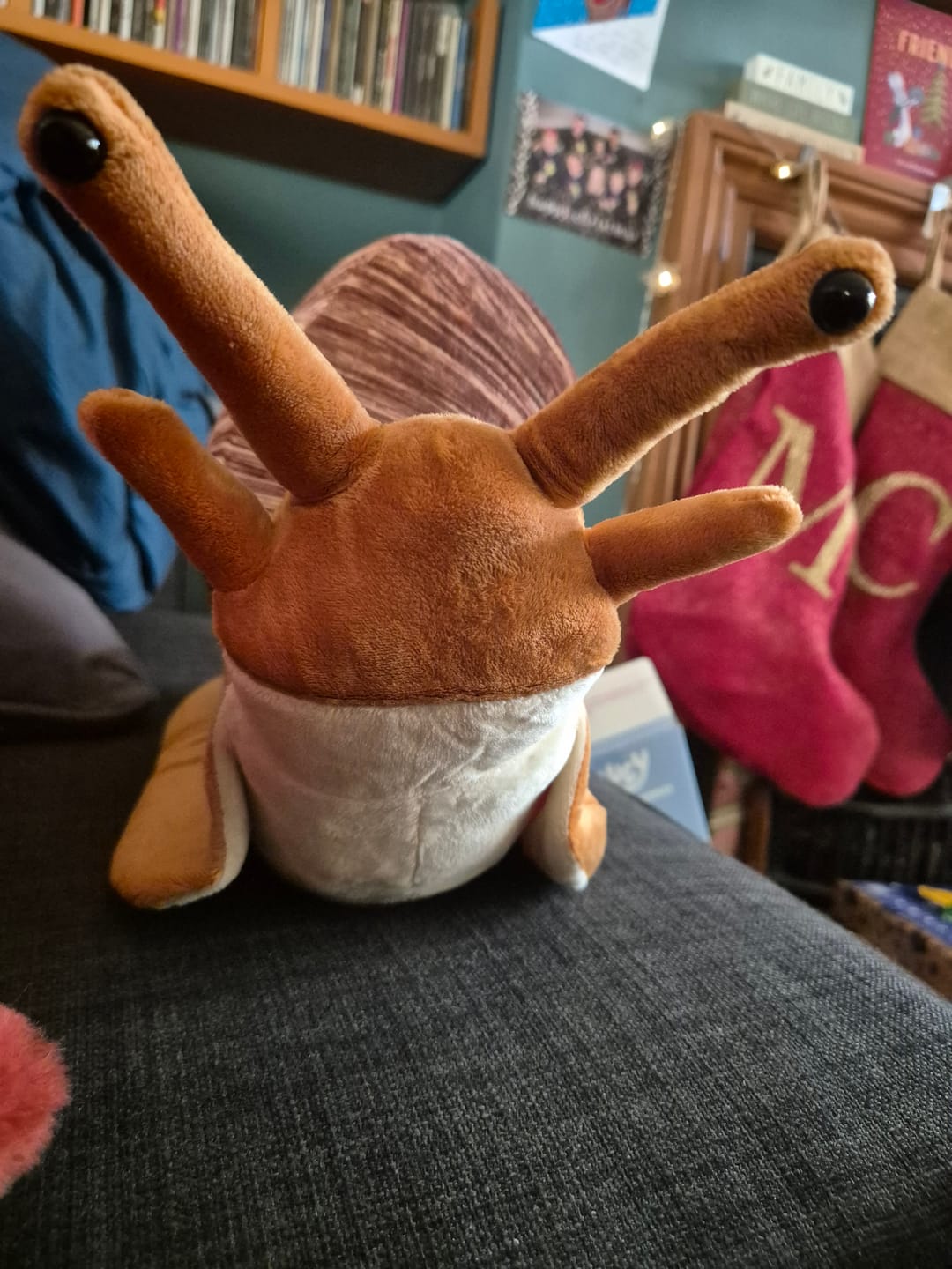 Customer photo review of Snail Soft Stuffed Plush Toy