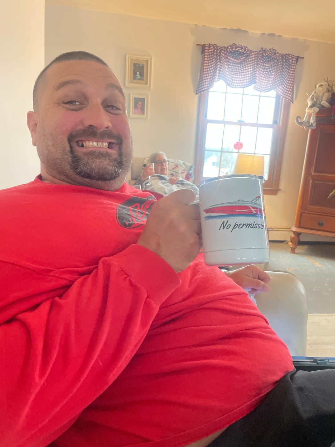 Customer photo review of Dri-Fit Custom Boat Shirts - Short Sleeve