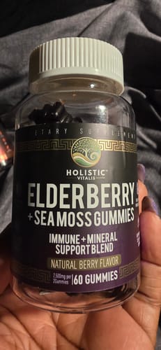 Customer photo review of Elderberry + Sea Moss Gummies