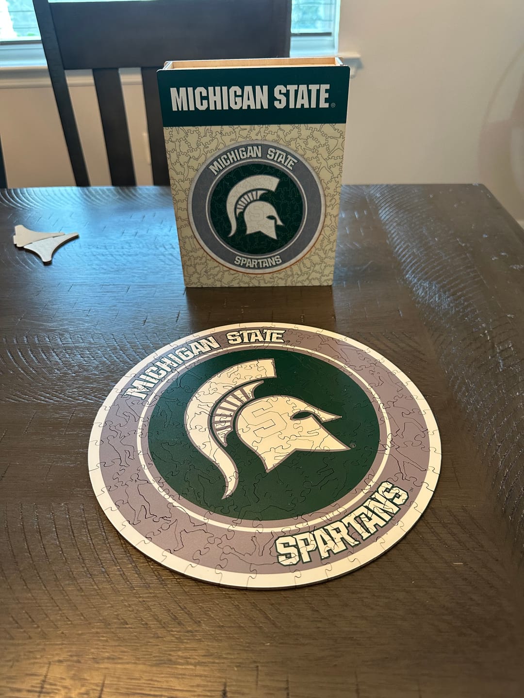 Customer photo review of Michigan State University - Wooden Puzzle