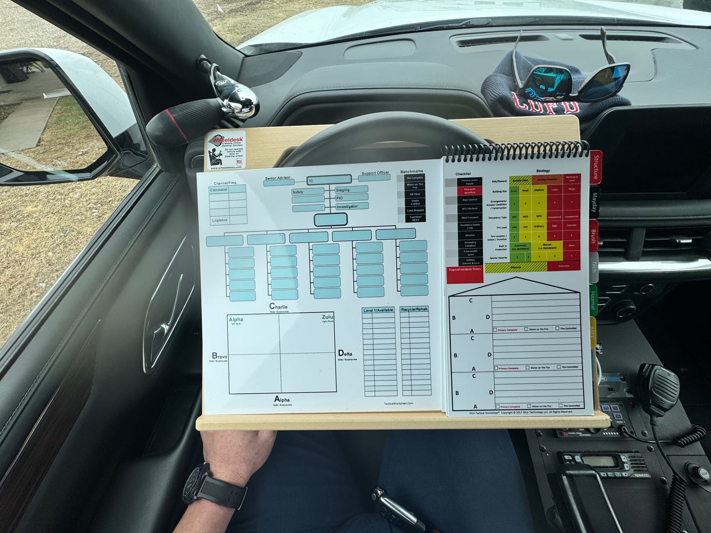 Customer photo review of IDLH Tactical Worksheet® Command Board (Value Edition)