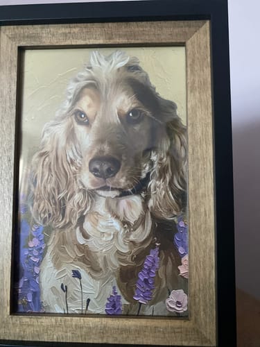 Customer photo review of Pet Portrait