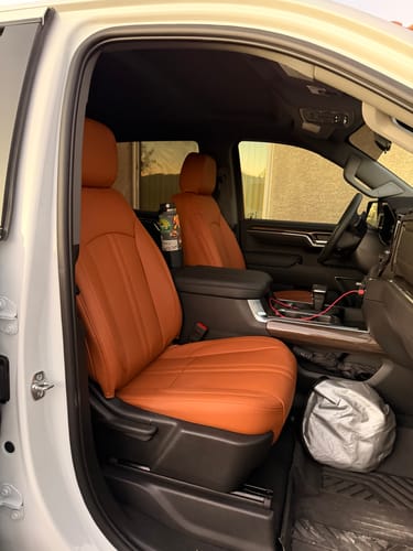 Customer photo review of Premium Custom-Fit Seat Covers