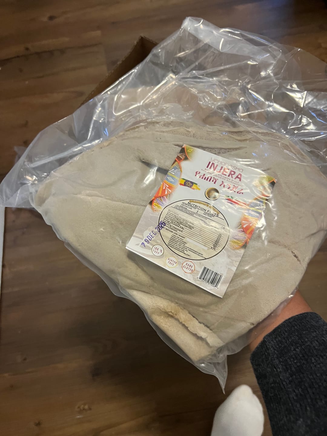 Customer photo review of Injera (እንጀራ)
