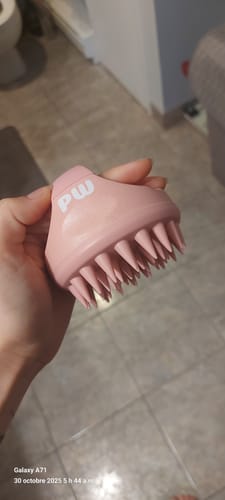 Customer photo review of Scalp hair exfoliator